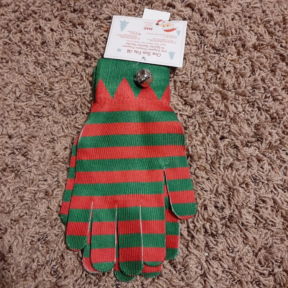 🎄Elf Stripes Gloves One Size Fits Most by MAD Engine
